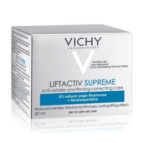 Виши Антивозрастной крем против морщин Supreme для упругости для сухой кожи, 50 мл (Vichy, Liftactiv), фото-11