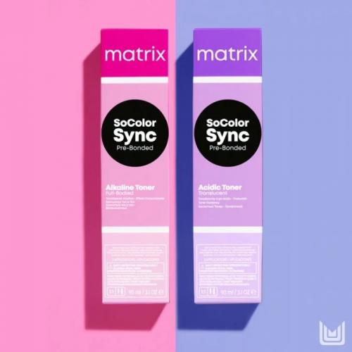 Матрикс Кислотный тонер SoColor Sync Pre-Bonded, 90 мл (Matrix, Окрашивание, SoColor), фото-9