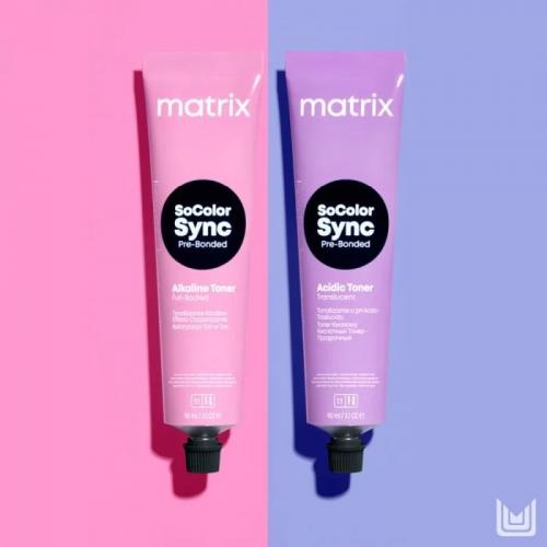 Матрикс Кислотный тонер SoColor Sync Pre-Bonded, 90 мл (Matrix, Окрашивание, SoColor), фото-10