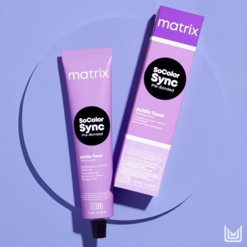 Матрикс Кислотный тонер SoColor Sync Pre-Bonded, 90 мл (Matrix, Окрашивание, SoColor), фото-7