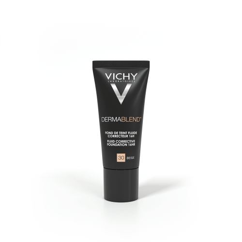 Виши Корректирующий тональный флюид, Тон 30, 30 мл (Vichy, Dermablend), фото-2