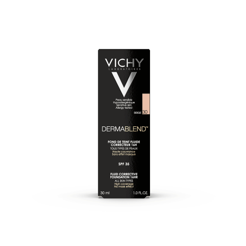 Виши Корректирующий тональный флюид, Тон 30, 30 мл (Vichy, Dermablend), фото-3