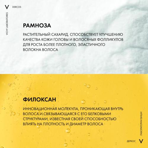 Виши Уплотняющий шампунь для увеличения густоты и объема волос, 250 мл (Vichy, Dercos Densi-Solutions), фото-6