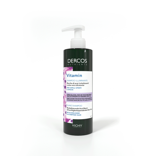 Виши Шампунь для блеска волос Vitamin, 250 мл (Vichy, Dercos Nutrients), фото-2