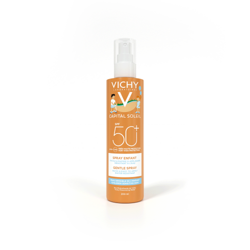 Виши Детский солнцезащитный спрей для лица и тела SPF 50+, 200 мл (Vichy, Capital Soleil)