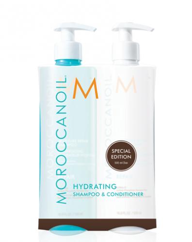 Морокканойл Набор &quot;duo promo kit - Hydrating&quot; (Moroccanoil, ШАМПУНЬ И КОНДИЦИОНЕР)