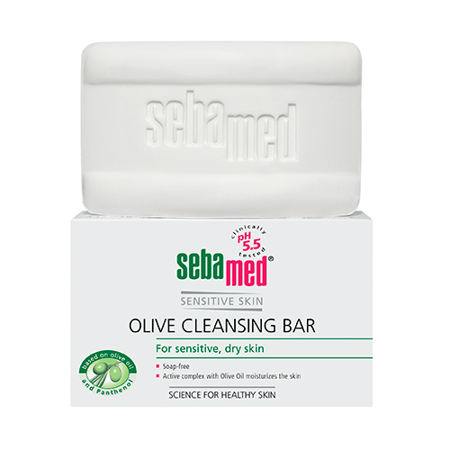 Себамед Мыло для лица оливковое Olive cleansing bar, 150 г (Sebamed, Sensitive Skin)