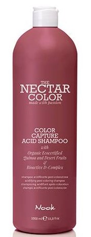 Нук Фиксирующий шампунь после окрашивания Color Capture Acid Shampoo, 1000 мл (Nook, Nectar Color)