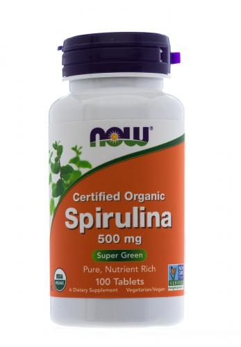 Нау Фудс Спирулина 500 мг, 100 таблеток (Now Foods, Растительные продукты)