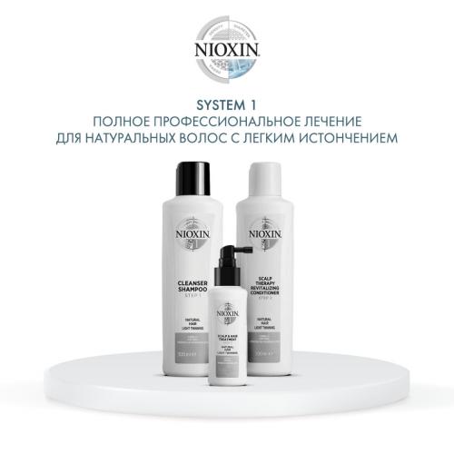 Ниоксин Подарочный набор Система 1 (Шампунь, 150 мл + Кондиционер, 150 мл + Маска, 50 мл) (Nioxin, 3D система ухода, System 1), фото-6