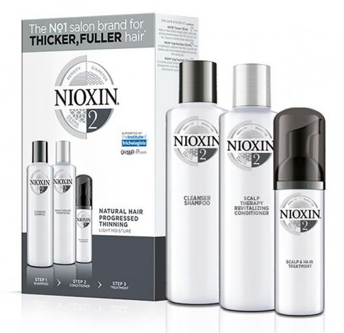 Ниоксин Набор 3-х-ступенчатая система System 2 Natural Hair Progressed Thinning (Nioxin, System 2)