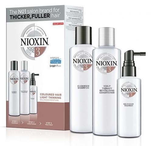 Ниоксин Набор 3-х-ступенчатая система System 3 Coloured Hair Light Thinning (Nioxin, System 3)
