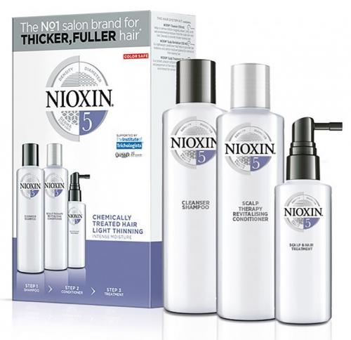 Ниоксин Набор: 3-х-ступенчатая система System 5 Chemically Treated Hair Light Thinnin (Nioxin, System 5)