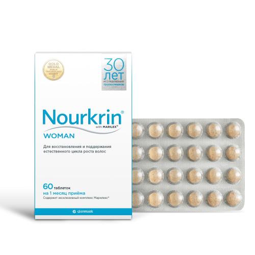 Нуркрин Нуркрин для женщин, 60 таблеток (Nourkrin, )