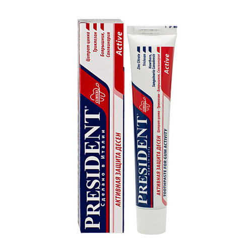 Президент Зубная паста для проблемных десен, 100 мл (President, Active)