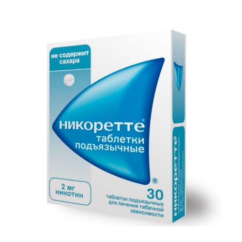 Таблетки подъязычные, 30*2 мг ()