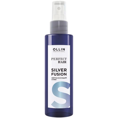 Оллин Нейтрализующий спрей для волос Silver Fusion, 120 мл (Ollin Professional, Уход за волосами, Perfect Hair)