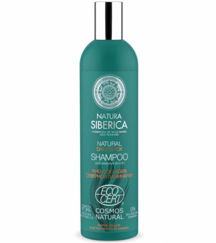 Натура Сиберика Сертифицированный шампунь для жирных волос Daily Detox, 400 мл (Natura Siberica, Классика)