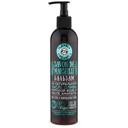 Бальзам для сухих и поврежденных волос Savon de Marseille, 400 мл (Savon)
