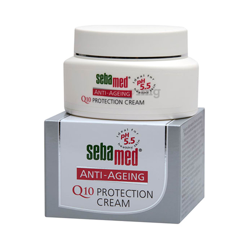 Себамед Крем для лица антивозрастной защитный Q10 Protection Cream, 50 мл (Sebamed, Anti-Ageing), фото-2