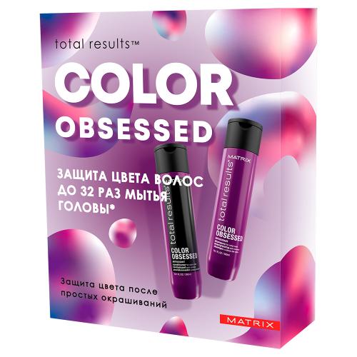 Матрикс Набор Matrix Total Results Color Obsessed для защиты цвета волос (Шампунь, 300 мл + Кондиционер, 300 мл) (Matrix, Total results, Color Obsessed), фото-3