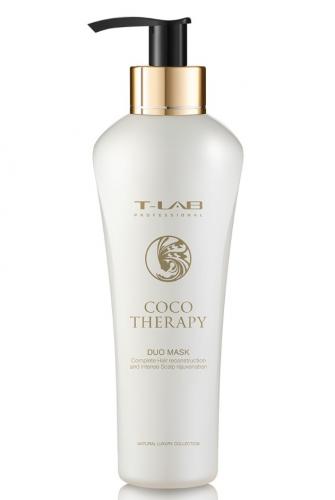 Т-Лаб Профешенел Маска для поврежденных волос Duo, 300 мл (T-Lab Professional, Coco Therapy)