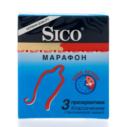 Презервативы № 3 Марафон классические, 3 шт (Sico презервативы)