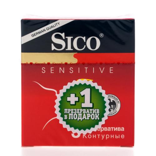 Презервативы Sensitive № 3 (контурные) (Sico презервативы), фото-2