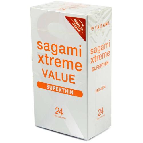 Сагами Презервативы Xtreme 0.04 мм латексные, ультратонкие, 24 шт (Sagami, )