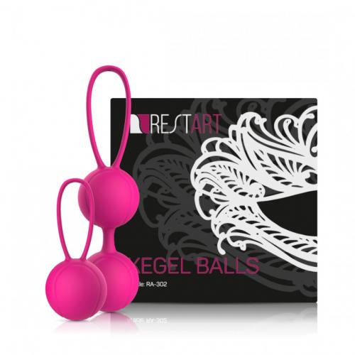 Гесс Тренажер Kegel Balls, розовый (Gess, Тренажер Кегеля)