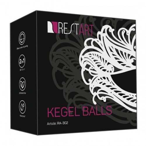 Гесс Тренажер Kegel Balls, розовый (Gess, Тренажер Кегеля), фото-4