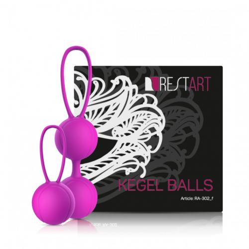 Гесс Тренажер Kegel Balls, фиолетовый (Gess, Тренажер Кегеля)