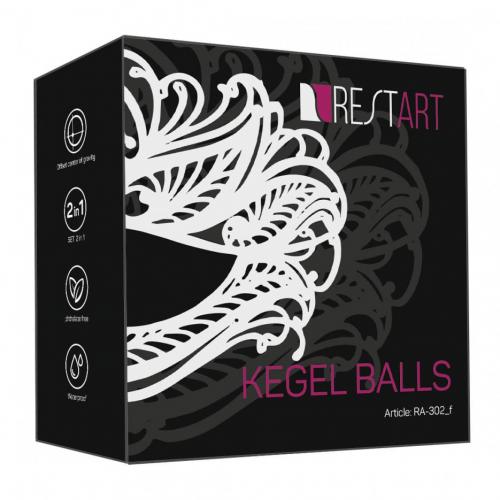 Гесс Тренажер Kegel Balls, фиолетовый (Gess, Тренажер Кегеля), фото-4