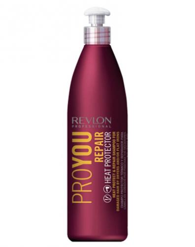 Ревлон Профессионал Pro You Repair Heat Protector Shampoo Шампунь термозащитный восстанавливающий 350 мл (Revlon Professional, Pro You, Repair)