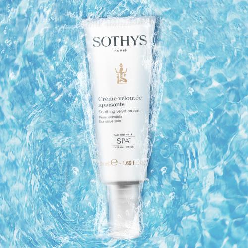 Сотис Париж Успокаивающий крем для чувствительной кожи, 50 мл (Sothys Paris, Sensitive Skin Line With Spa Thermal Water), фото-2