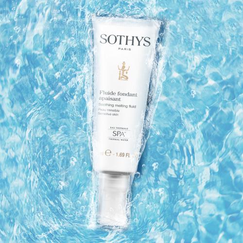 Сотис Париж Успокаивающий флюид для чувствительной кожи, 50 мл (Sothys Paris, Sensitive Skin Line With Spa Thermal Water), фото-2