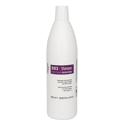 Диксон Шампунь восстанавливающий для всех типов волос с аргановым маслом Shampoo Ristrutturante S83, 1000 мл (Dikson, SM)