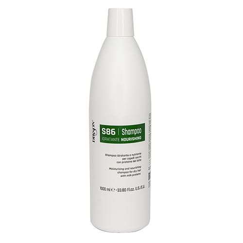 Диксон Увлажняющий и питательный шампунь для сухих волос с протеинами молока Shampoo Nourishing S86, 1000 мл (Dikson, SM)
