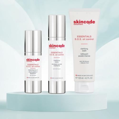 Скинкод СОС Матирующий лосьон для жирной кожи, 50 мл (Skincode, Essentials S.0.S Oil Control), фото-4