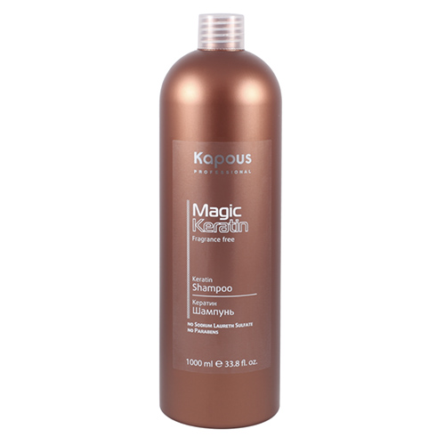 Капус Профессионал Кератиновый шампунь, 1000 мл (Kapous Professional, Fragrance free, Magic Keratin)