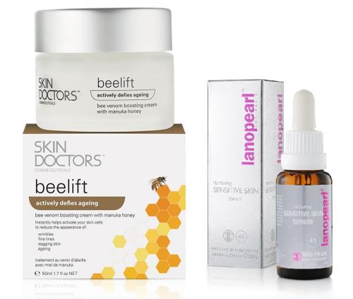 Скин Докторс Набор &quot;Омоложение&quot;: Nurturing Sensitive Skin Serum, 25 мл + омолаживающий крем Beelift,  50 мл (Skin Doctors, Antiage)