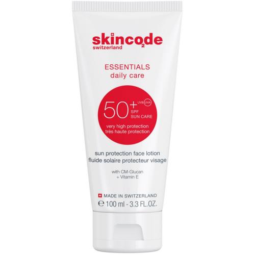 Скинкод Солнцезащитный лосьон для лица SPF 50, 100 мл (Skincode, Essentials Daily Care)