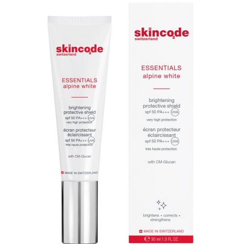 Скинкод Осветляющий защитный крем SPF 50/PA+++, 30 мл (Skincode, Essentials Alpine White)