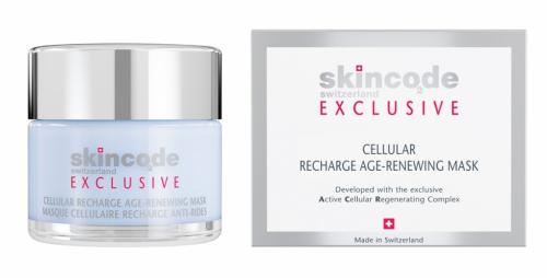 Скинкод Клеточная обновляющая омолаживающая маска Cellular Recharge Age-Renewing, 50 мл (Skincode, Exclusive)