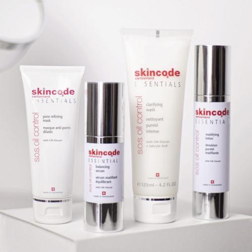 Скинкод Очищающая маска с эффектом сужения пор, 75 мл (Skincode, Essentials), фото-4