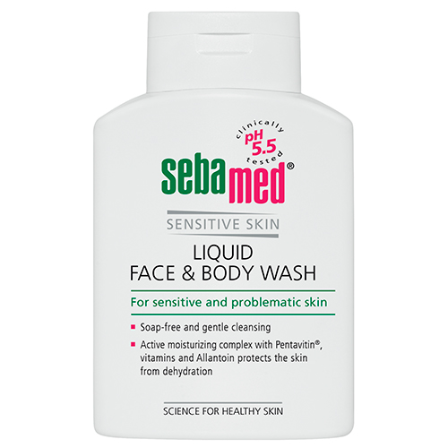 Себамед Гель для лица и тела очищающий Liquid face and body wash, 200 мл (Sebamed, Sensitive Skin)