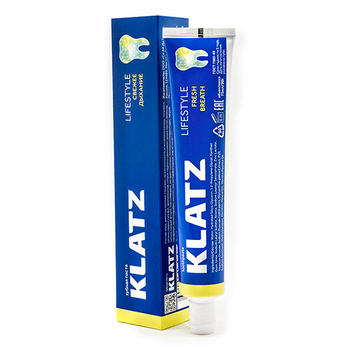 Клатц Зубная паста Свежее дыхание, 75 мл (Klatz, Lifestyle)