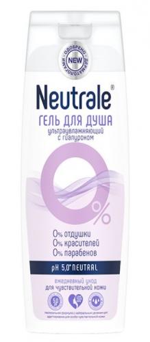 Нейтрале Гель для душа ультраувлажняющий с гиалуроном, 400 мл (Neutrale, Для тела и волос)