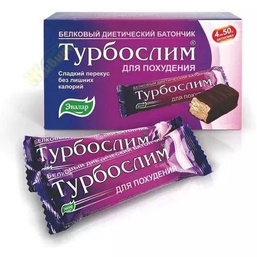 Батончик белковый диетический, 50 г (Турбослим, БАД)