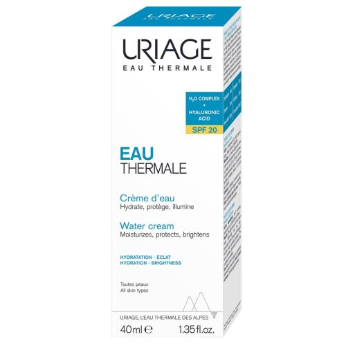 Урьяж Легкий увлажняющий крем SPF 20, 40 мл (Uriage, Eau thermale), фото-2